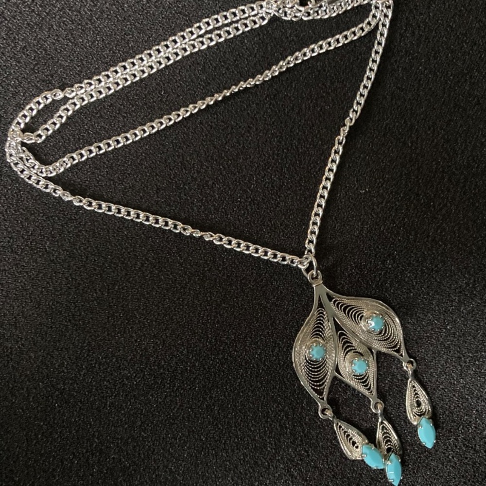 Vintage Germany stamped 19” necklace